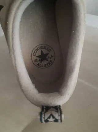CONVERSE ZAPATOS PIEL BEIG