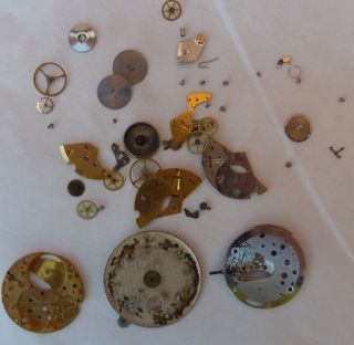 Lote piezas reloj Baume Mercier,Lucien,Concord,etc