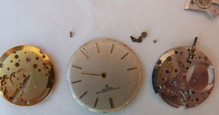 Lote piezas reloj Baume Mercier,Lucien,Concord,etc