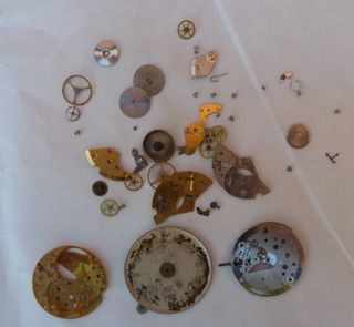 Lote piezas reloj Baume Mercier,Lucien,Concord,etc