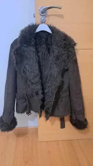 Abrigo de mujer XXS con pelo