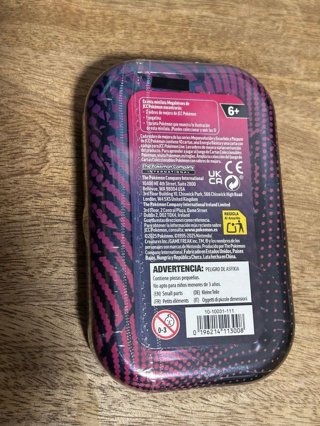 Lata Pokémon Lucario Megaevoluciones