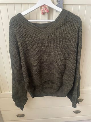 Jersey verde pico talla única