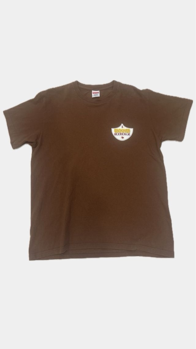 Supreme Underground Kingz T-Shirt Castanho