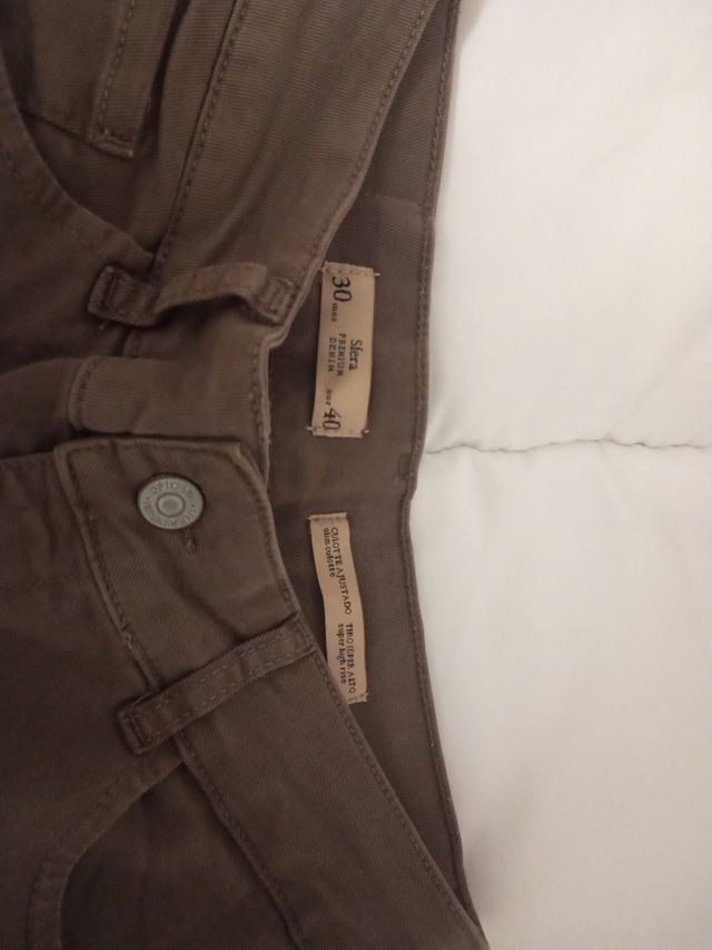 Lote Ropa Chica Marrón y Dorado