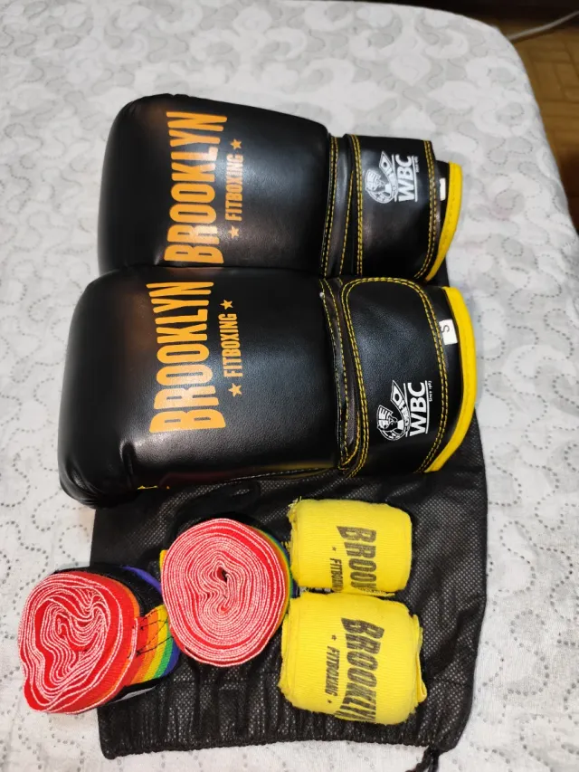 Guantes Boxeo Brooklyn Fitboxing + Vendas