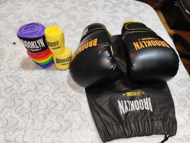 Guantes Boxeo Brooklyn Fitboxing + Vendas