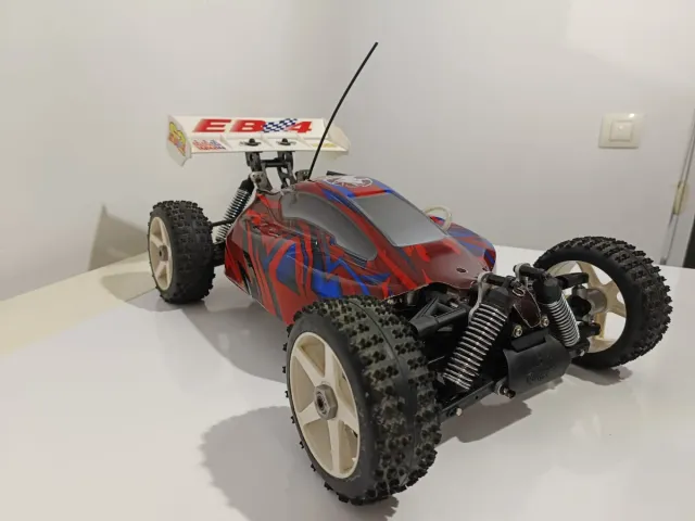 Thunder Tiger EB4 S2 RC gasolina + Extras