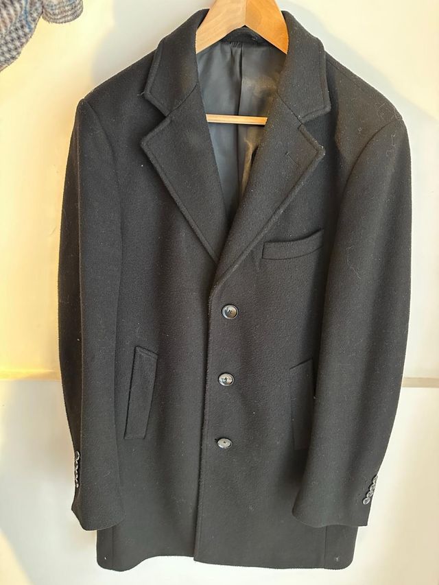 Cappotto uomo nero