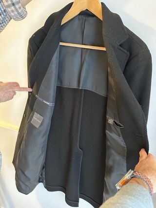 Cappotto uomo nero