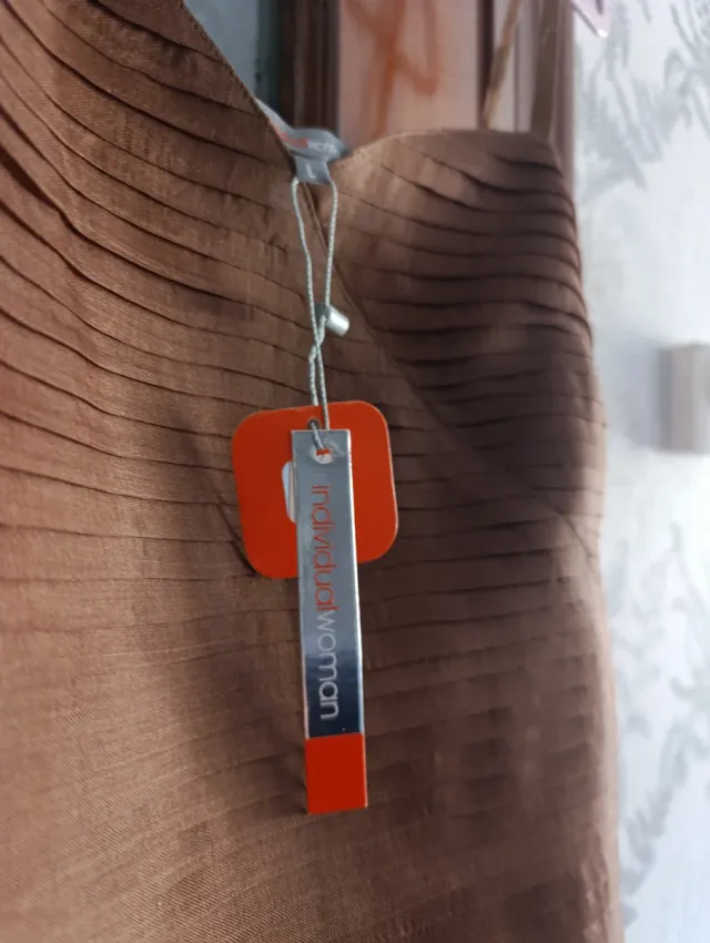 Top tirantes marrón Talla L