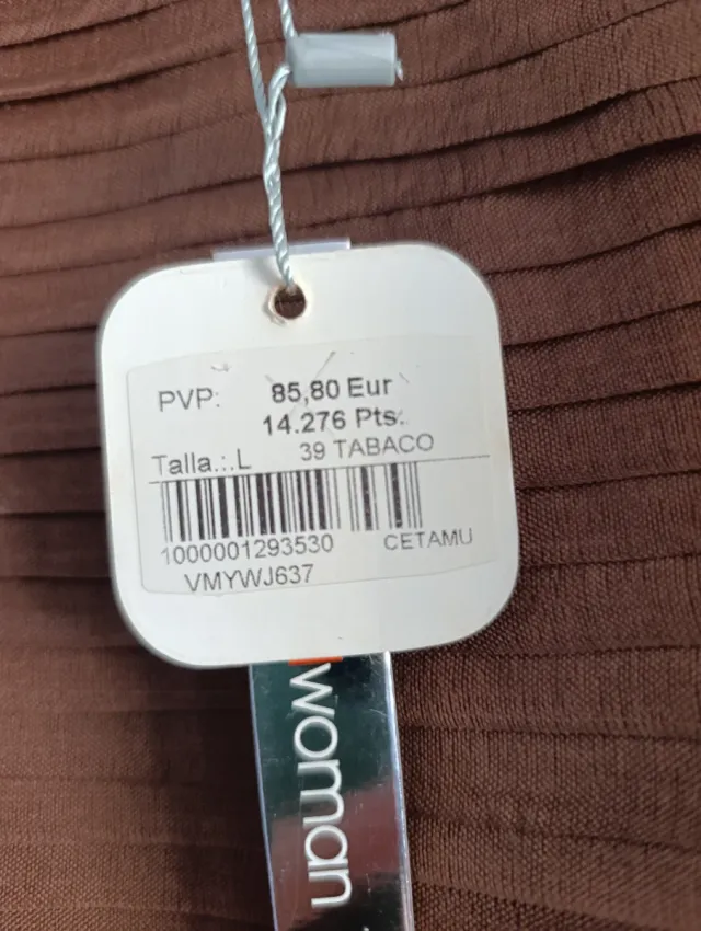 Top tirantes marrón Talla L