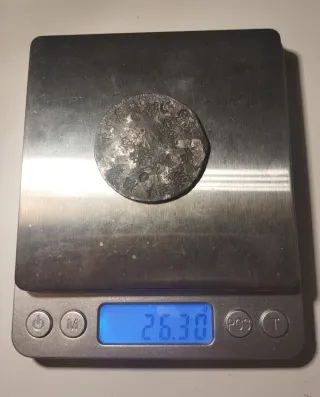 Moneda Plata 8 Reales 1802 Chopmarks Chinos