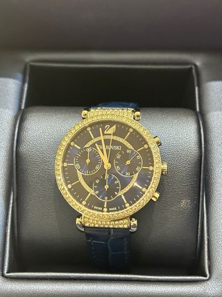 Reloj Swarovski Azul y Plateado