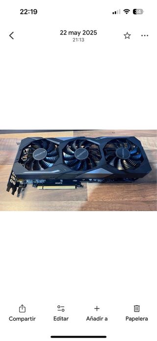 Tarjeta Gráfica Gigabyte RTX 2070 Super 8GB