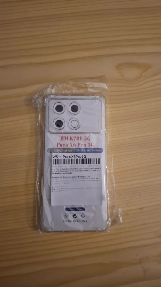 Funda Poco X6 Pro 5G Transparente