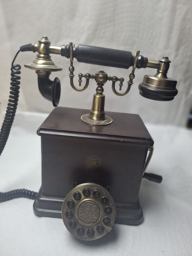 Teléfono vintage estilo antiguo Réplica de 1900
