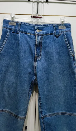 Jogg Jeans donna vita alta taglia M