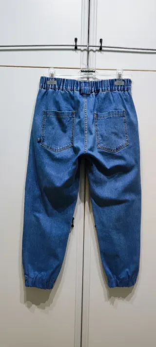 Jogg Jeans donna vita alta taglia M