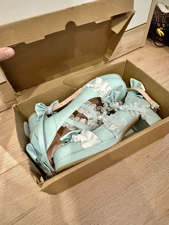 Zapatos de tacón estilo Lolita talla 39