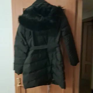 Abrigo Zara Negro Invierno Nuevo