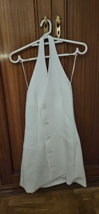 Vestido blazer blanco Zara