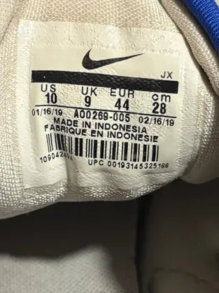 Nike ZM Air Bambas Blancas y Azules