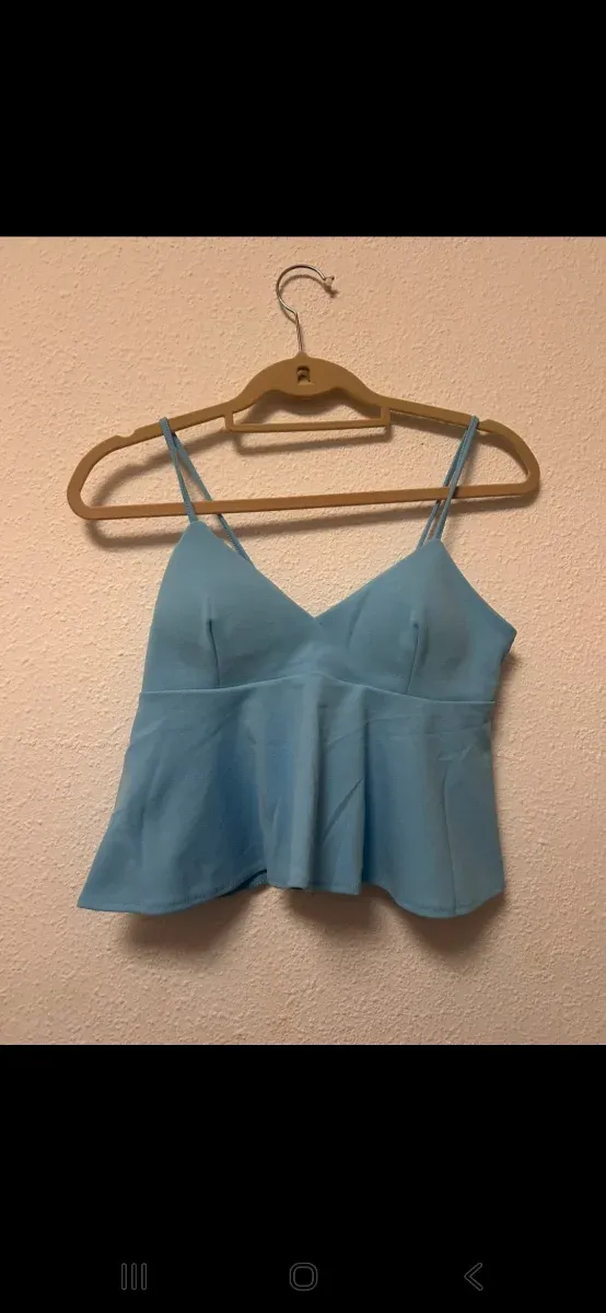 Top azul L/XL