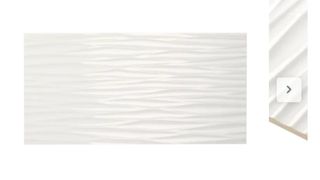 Azulejo Racholas Blanco Ondulado recoger en BCN