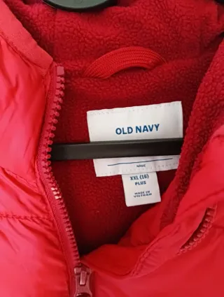 Chaqueta Old Navy Roja Talla S Mujer/XXL Niña