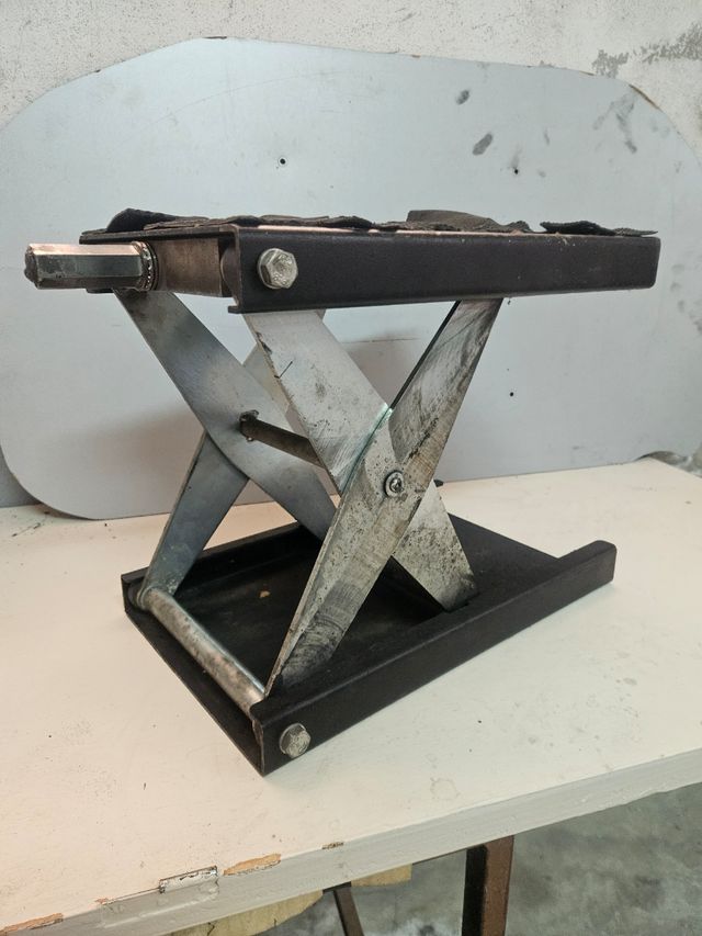 Elevador moto 500kg plataforma elevadora