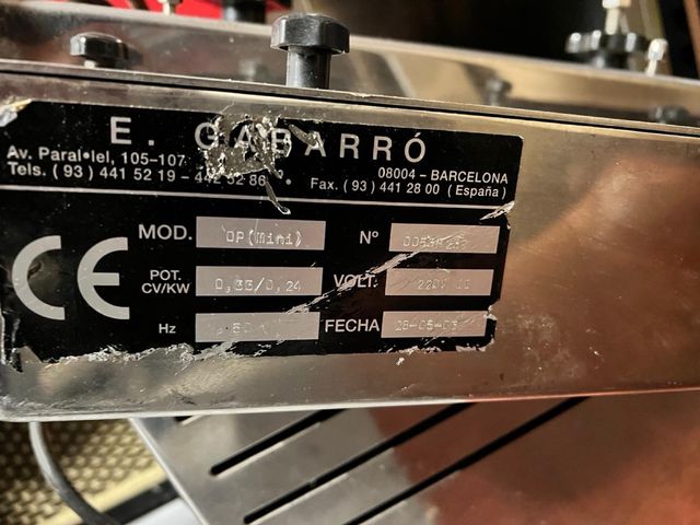 Máquinas Cortadoras de Pan Horizontales