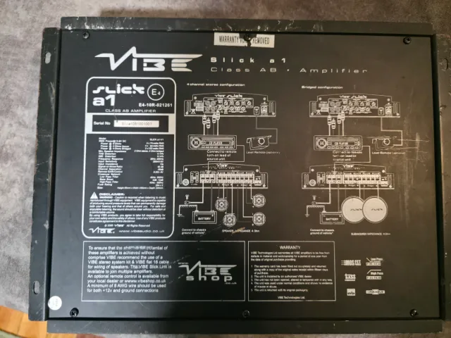 Amplificador Vibe Slick A1 800W