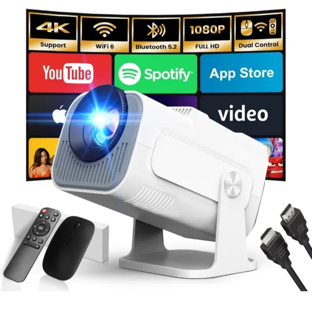 Proyector portátil Gaimoo 4K WiFi. NUEVO