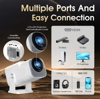 Proyector portátil Gaimoo 4K WiFi. NUEVO