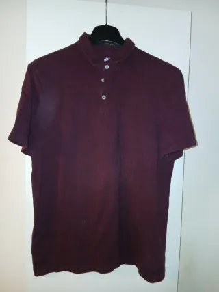 Maglietta H&M Uomo Bordeaux Taglia M