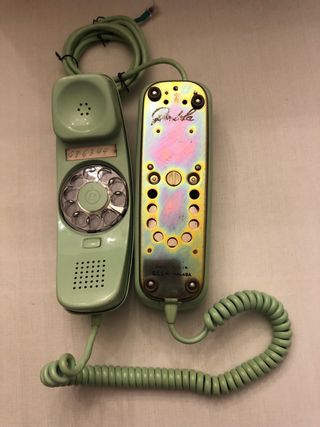 Teléfono Góndola Sobremesa Verde