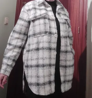 Chaqueta H&M cuadros oversize