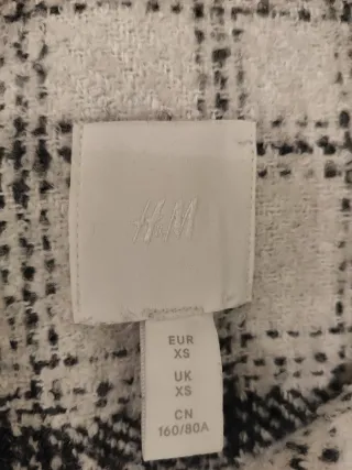 Chaqueta H&M cuadros oversize