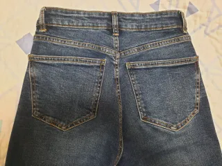 Pantalón vaquero Zara mujer azul