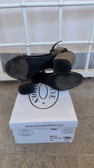 Sandali Steve Madden tacco 8 cm con strass