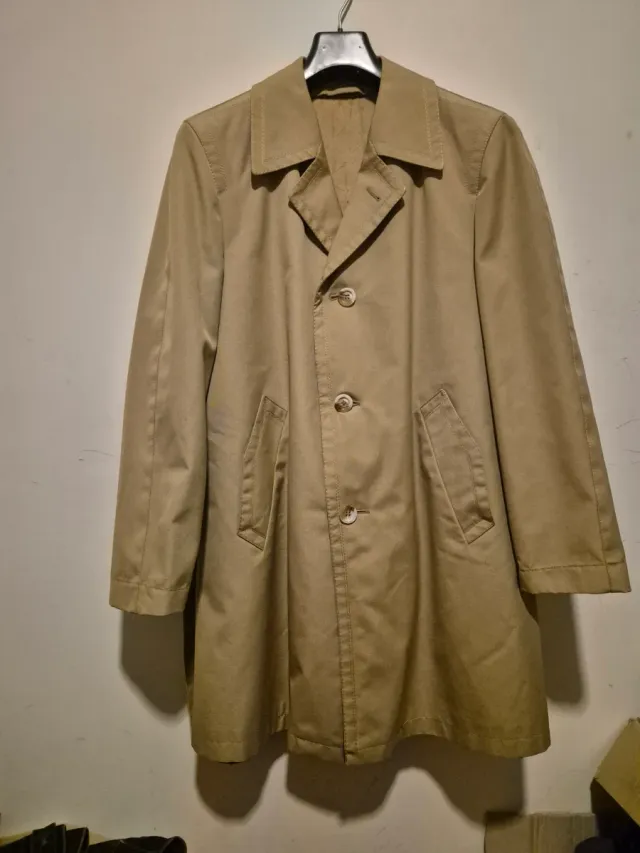 Cappotto beige uomo taglia L