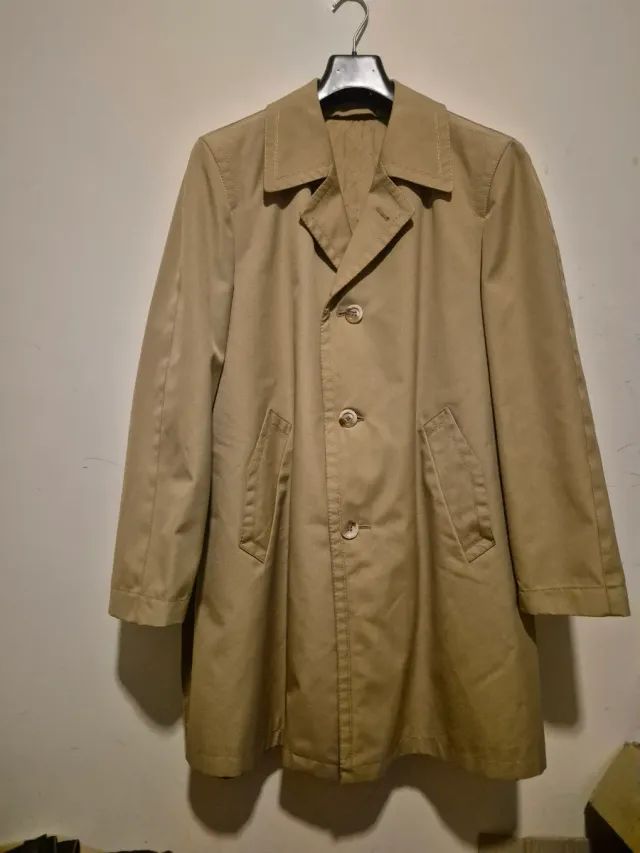 Cappotto beige uomo taglia L