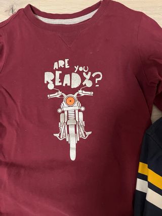 Lote 3 camisetas niño manga larga