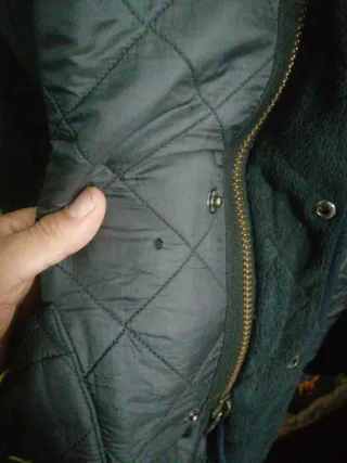 Cazadora acolchada negra talla XL