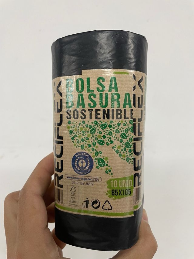 Bolsas Basura Sostenibles 85x105cm (10 Unidades)