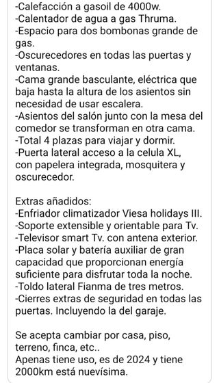 Autocaravana Benimar Tessoro T481