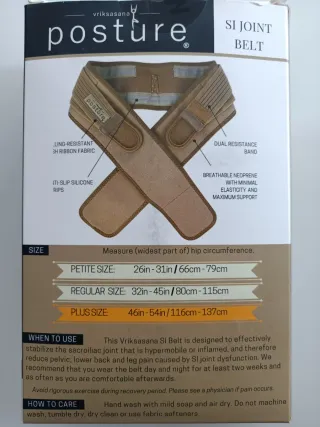 Faja Lumbar Vriksasana Posture Talla Plus