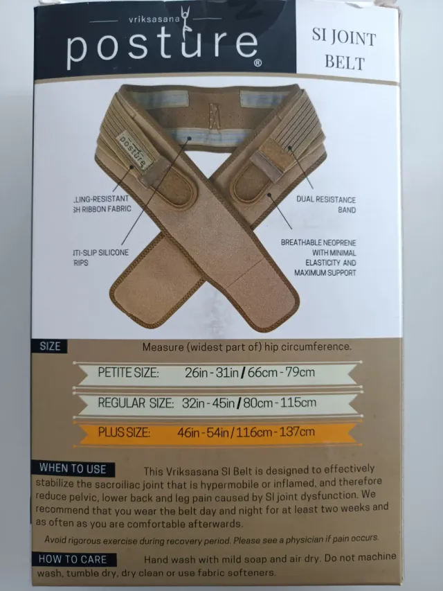 Faja Lumbar Vriksasana Posture Talla Plus