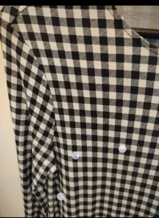 Vestido cuadros Stradivarius